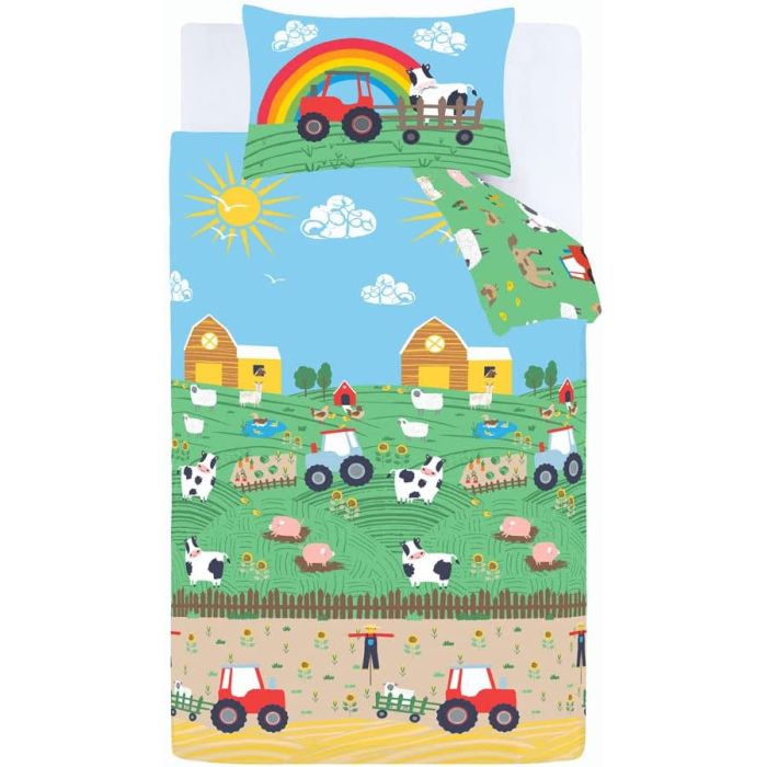 CATHERINE LANSFIELD FARMYARD ANIMALS DUVET SET