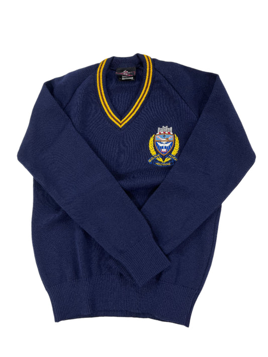 GORMANSTON COLLEGE VNECK JUMPER