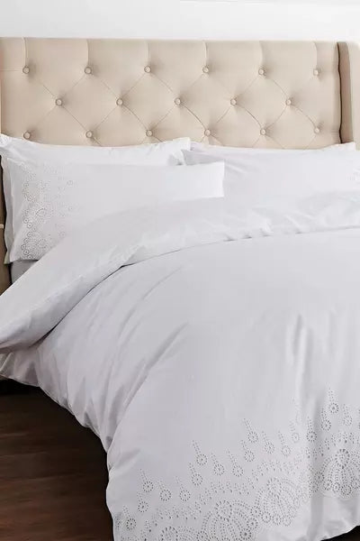 BIANCA EMBROIDERY ANGLAISE DUVET SET