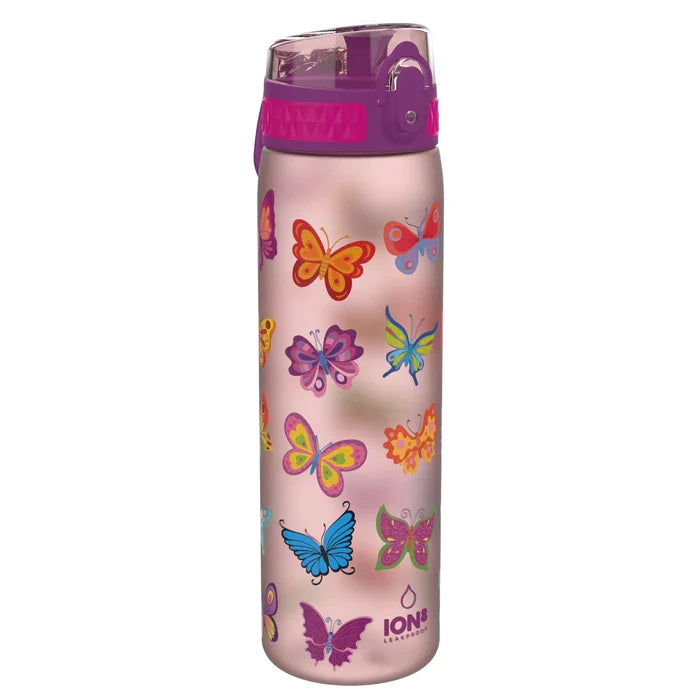 ION8 SLIM WATER BOTTLE BUTTERFLY 500ML