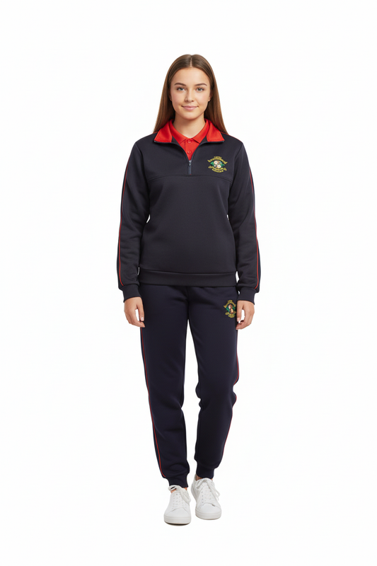Loreto Balbriggan PE Uniform with Half-Zip Top