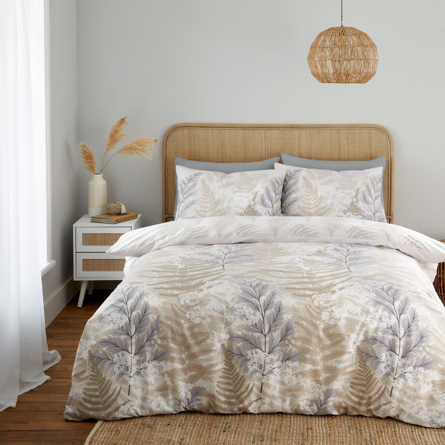 FLORAL FOLIAGE DUVET SET