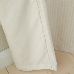 CHENILLE STRIPE CREAM CURTAINS