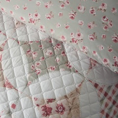 PINSONIC PATCHWORK GREEN DUVET SET