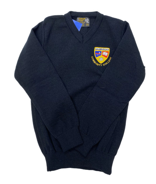 BALBRIGGAN CC VNECK KNITWEAR BLACK