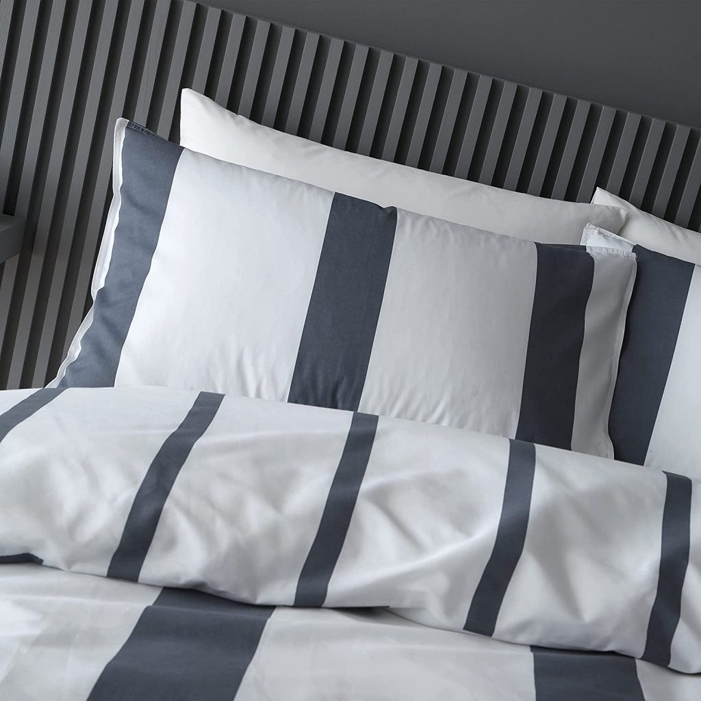 TERENCE CONRAN SEBASTIAN GREY DUVET SET