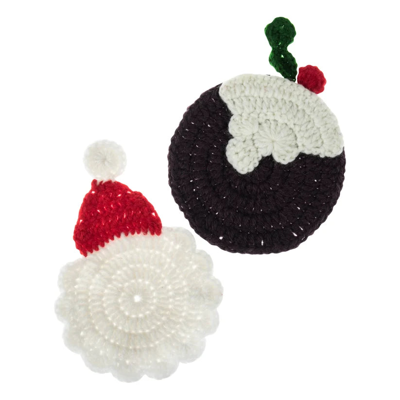 MY FIRST CROCHET KIT CHRISTMAS COASTERS