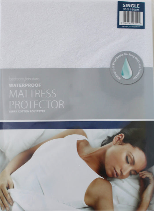 SINGLE WATERPROOF MATTRESS PROTECTOR