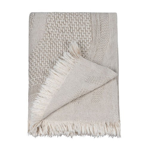 Scatter Box Amira Throw 120x170cm, Natural