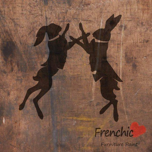 BOXING HARES STENCIL 25G