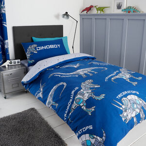 DINOBOT BLACKOUT CURTAINS INCH BLUE 66X72