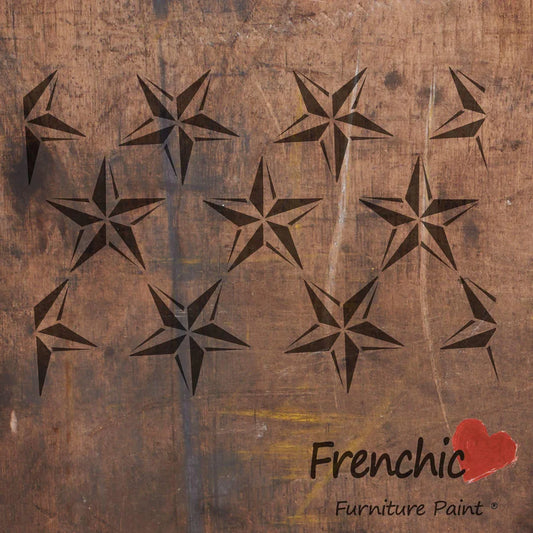 BARN STAR REPEAT STENCIL 25G