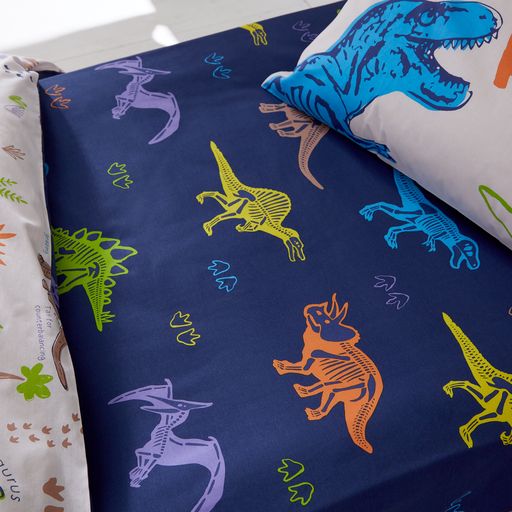PREHISTORIC DINOSAURS FITTED SHEET