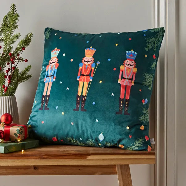 NUTCRACKER LIGHT UP CUSHION