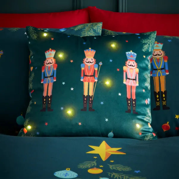 NUTCRACKER LIGHT UP CUSHION