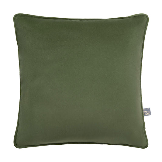 ERIN PLAIN CUSHION EARTH GREEN 45X45CM