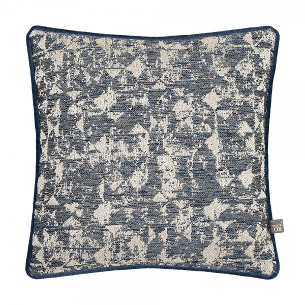 JONI CUSHION 43X43 NAVY SLIVER