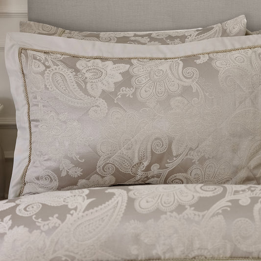 OPULENT JACQUARD QUILTED PILLOWSHAMS