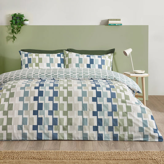 BRYSON BLUE QUILT SET