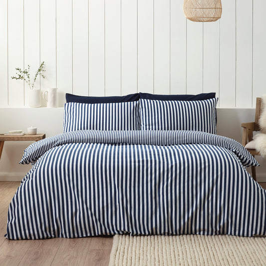 BRUSHED STRIPE DUVET SET