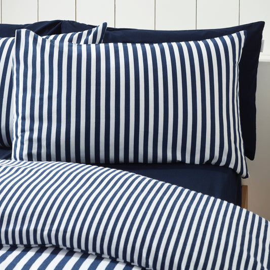 BRUSHED STRIPE DUVET SET