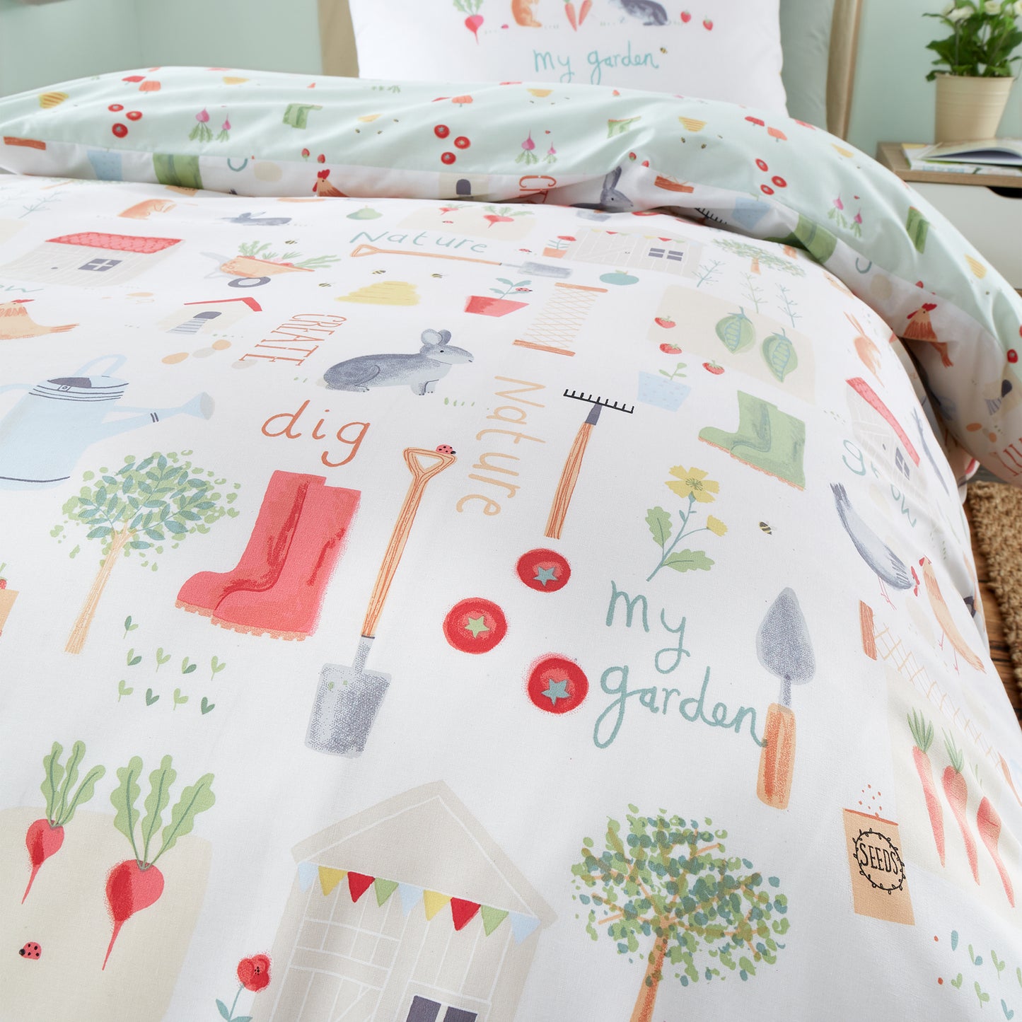 MY ALLOTMENT NATURAL DUVET SET