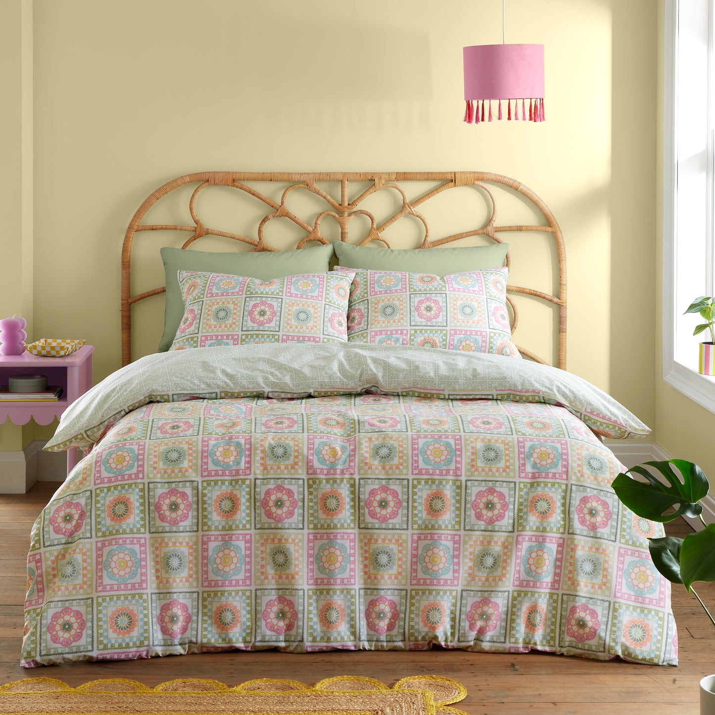 CROCHET PRINT DUVET SET