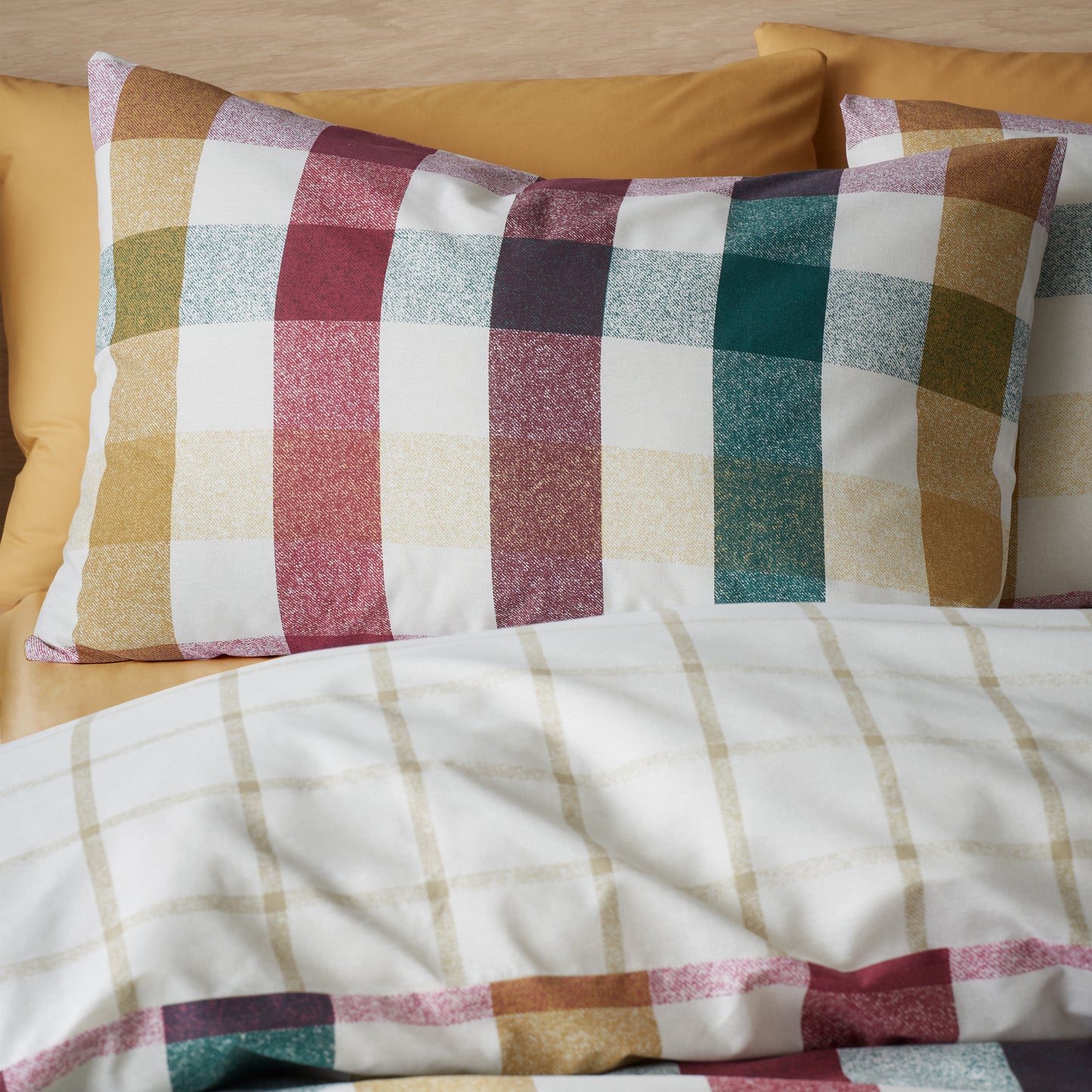 AUTUMN CHECK DUVET SET