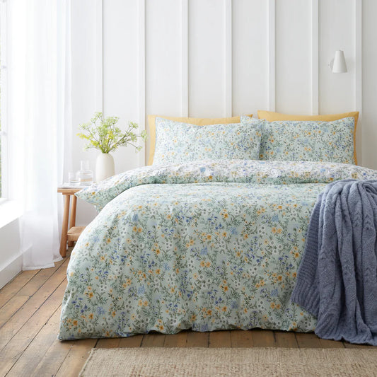 DITSY FLORAL GREEN DUVET SET