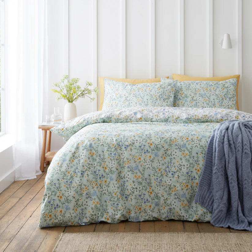 DITSY FLORAL GREEN DUVET SET
