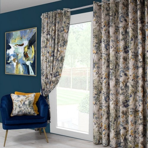 SEREN BLUE/OCHRE 100X90