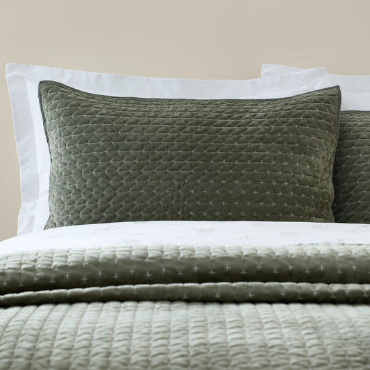 ATTICA VELVET GREEN PILLOWSHAM