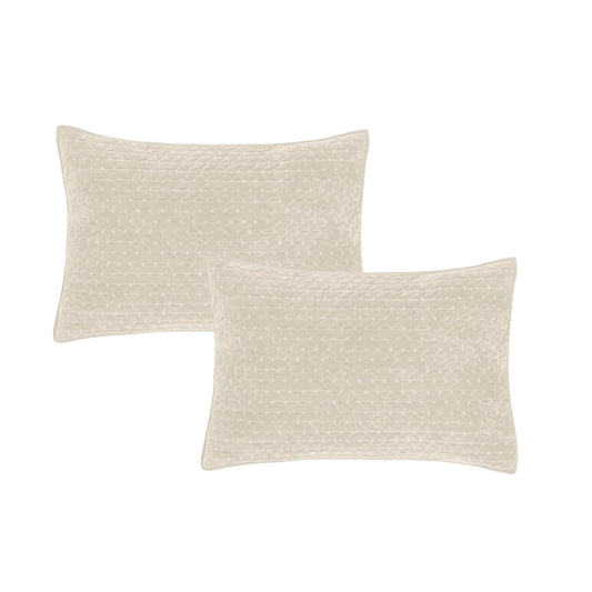 ATTICA VELVET NATURAL PILLOWSHAM