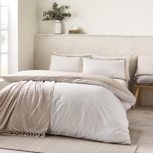 OXFORD PINSTRIPE DUVET SET