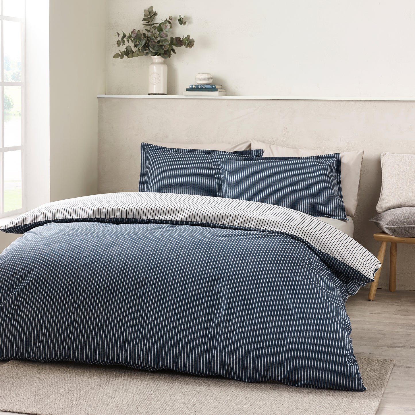 OXFORD PINSTRIPE DUVET SET