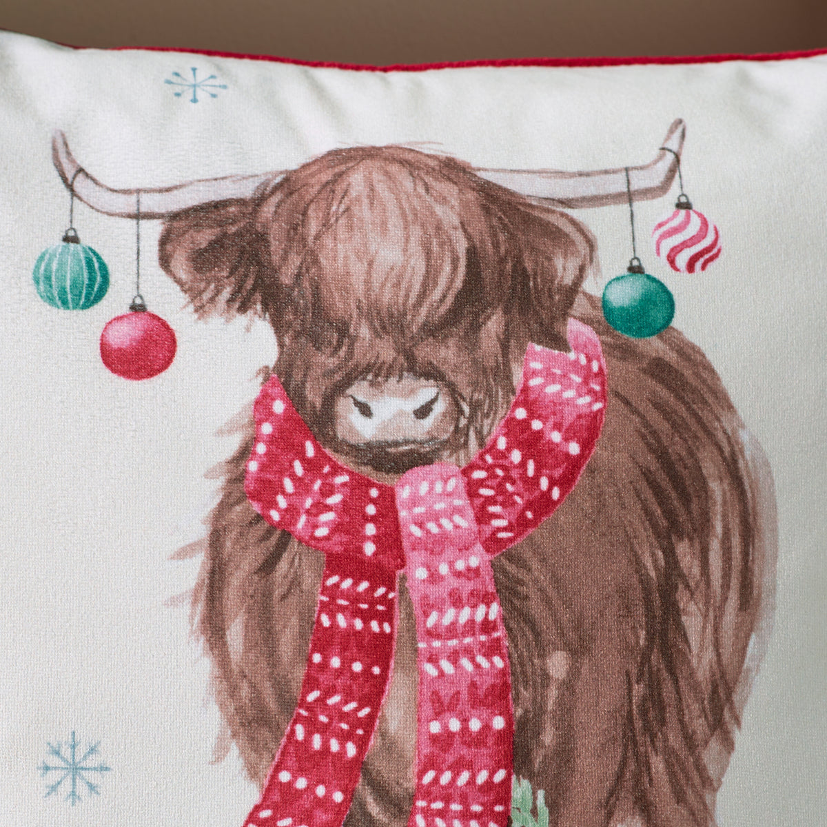 MERRY CHRISTMASMOO CUSHION