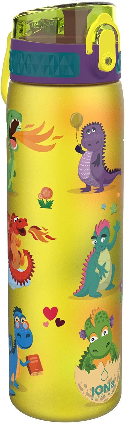 ION8 WATER BOTTLE DINO 500ML