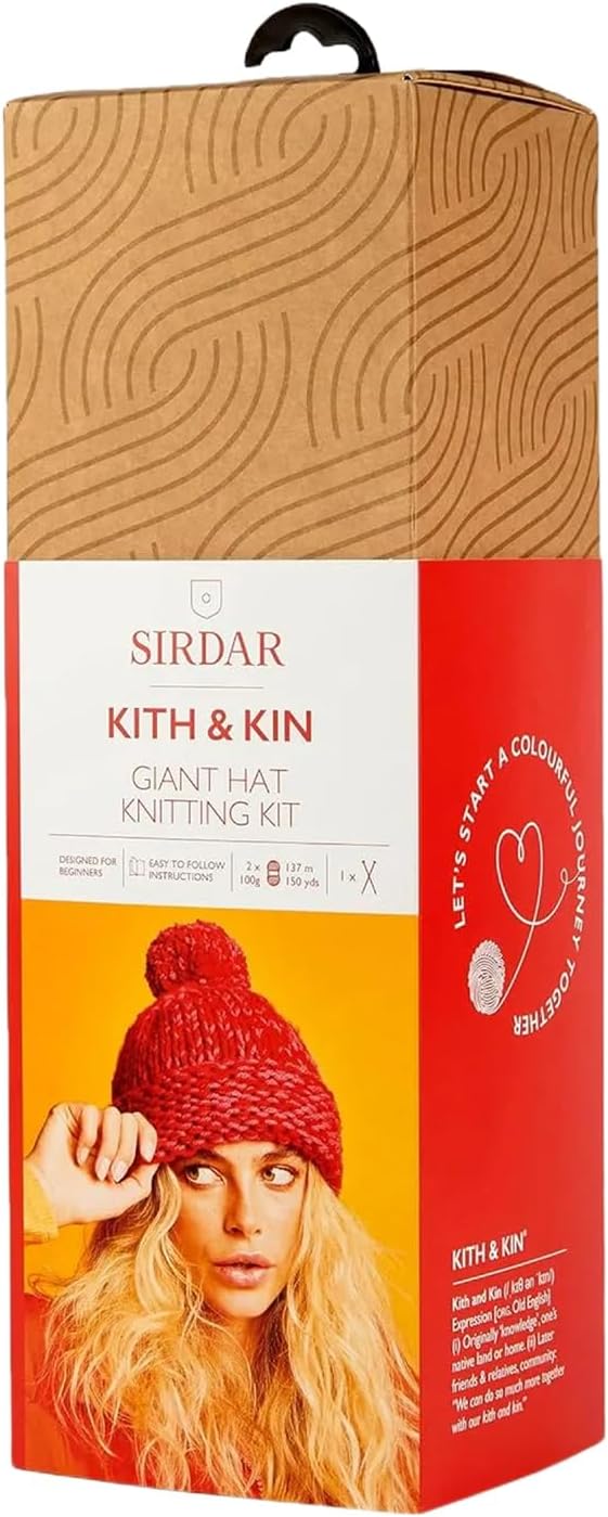 KITH & KIN GIANT HAT KNITTING KIT