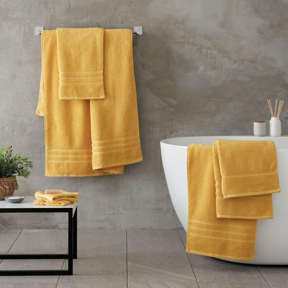ZERO TWIST BATH TOWEL OCHRE