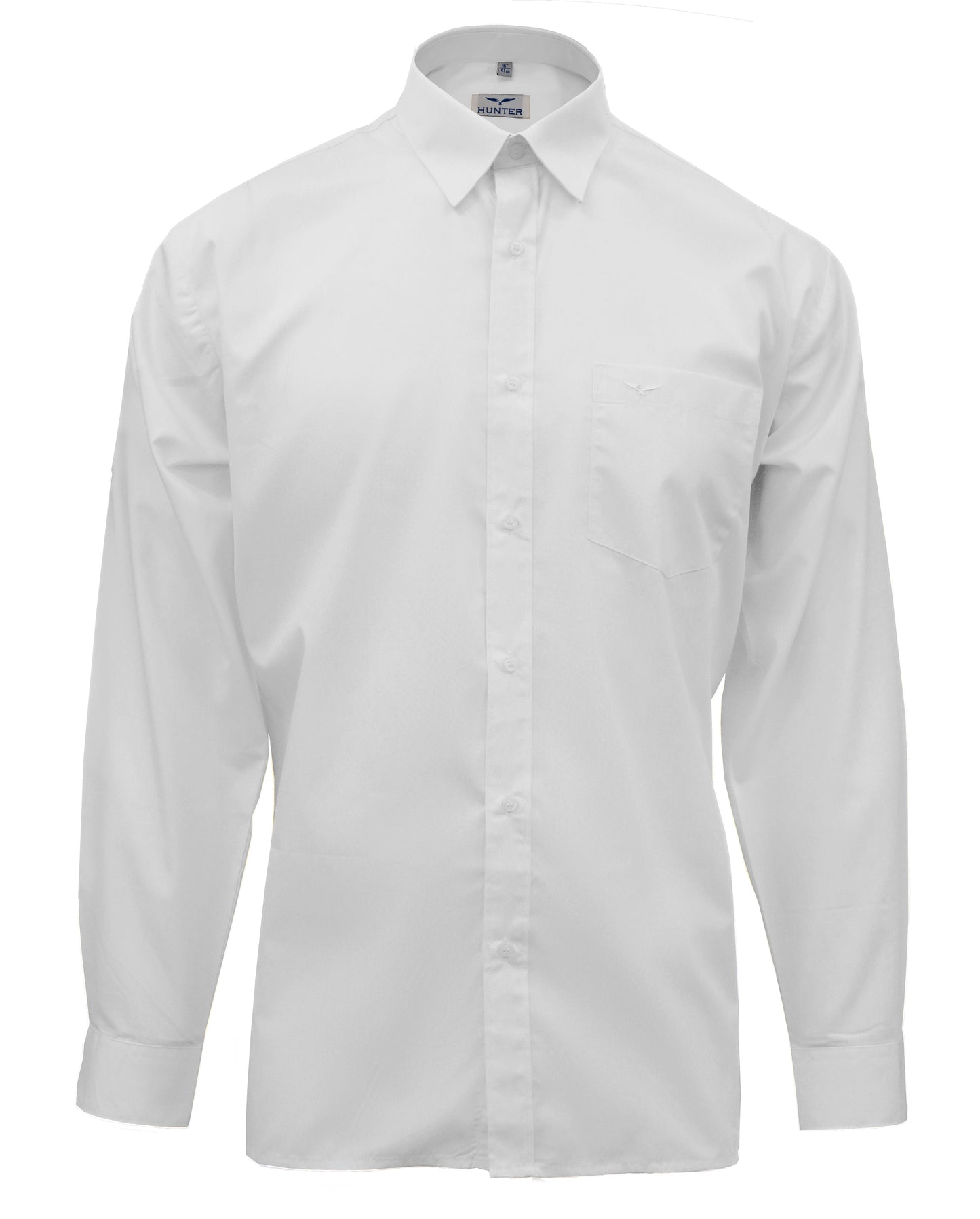 REGULAR FIT LONG SLEEVE SHIRT WHITE