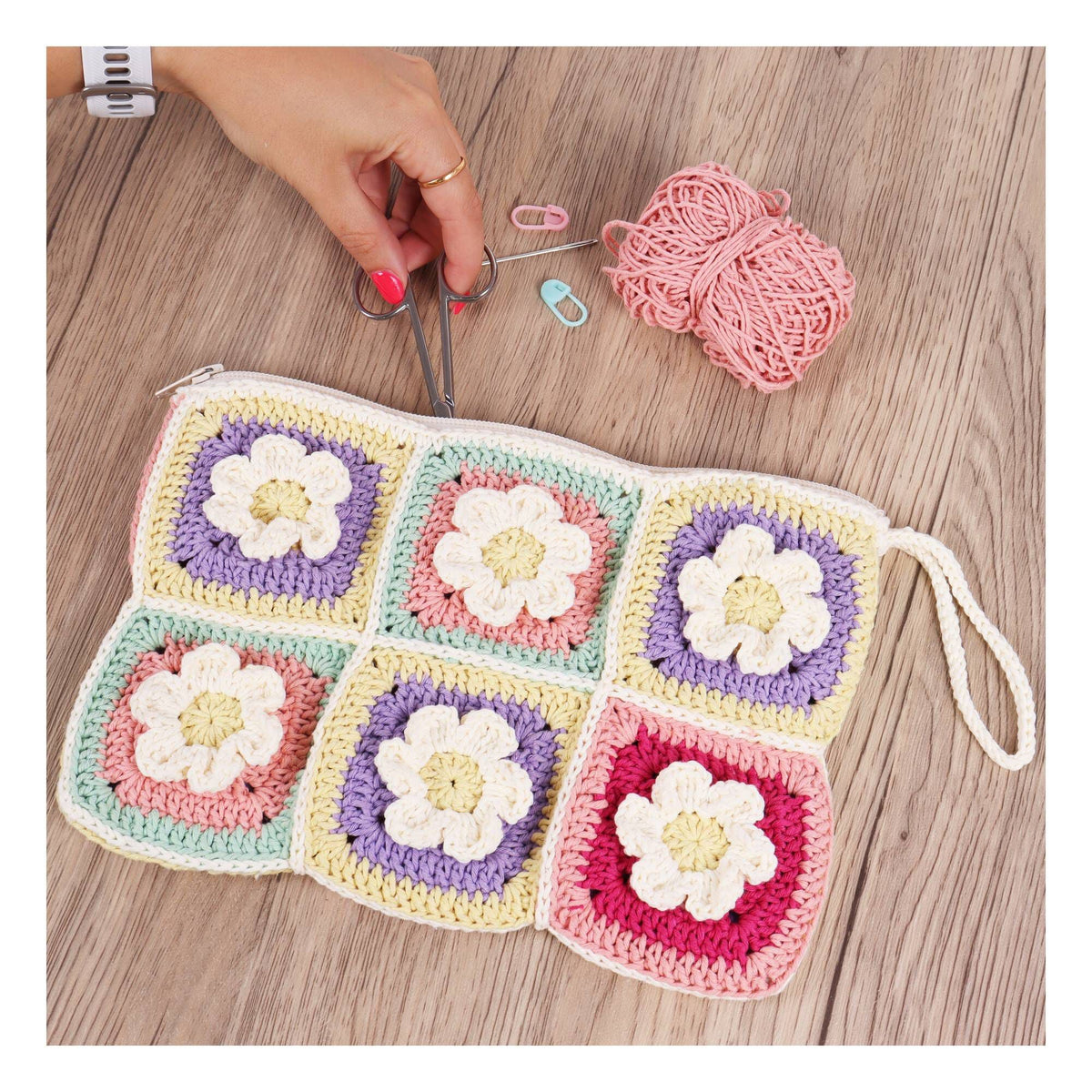 CROCHET ZIP BAG KIT