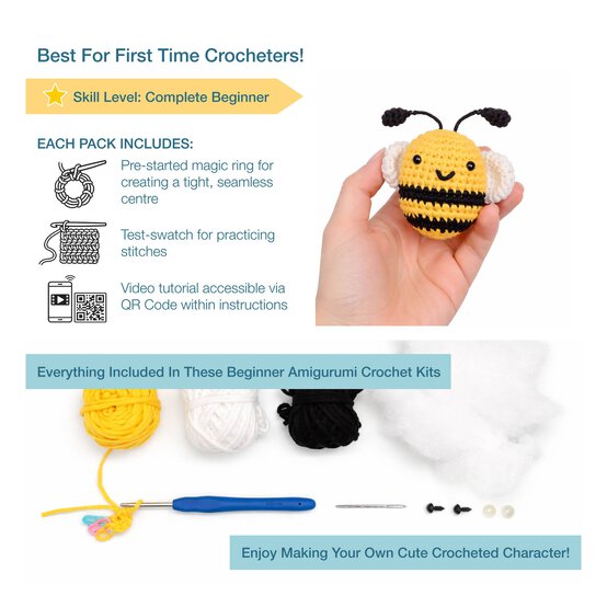 CROCHET KIT BEE