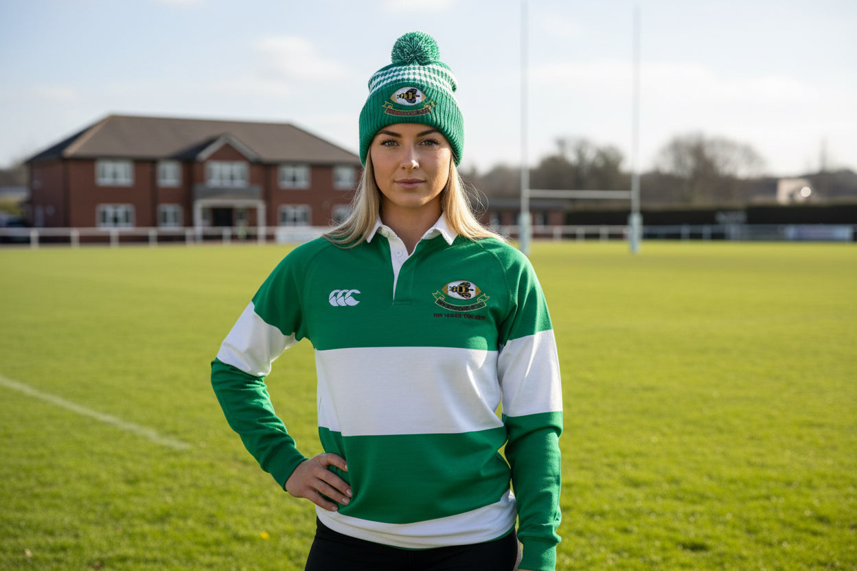 BALBRIGGAN RFC CENTENARY BOBBLE HAT