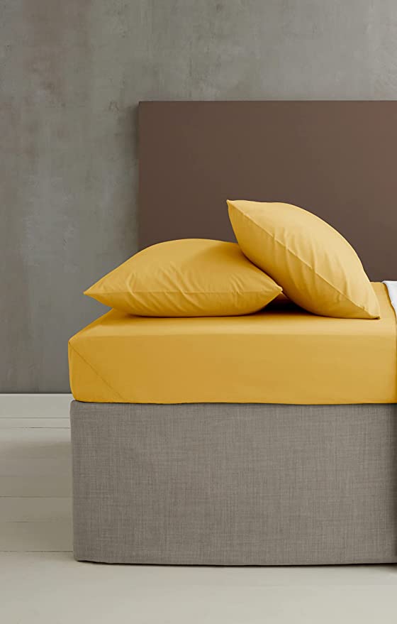 CATHERINE LANSFIELD FITTED SHEET OCHRE