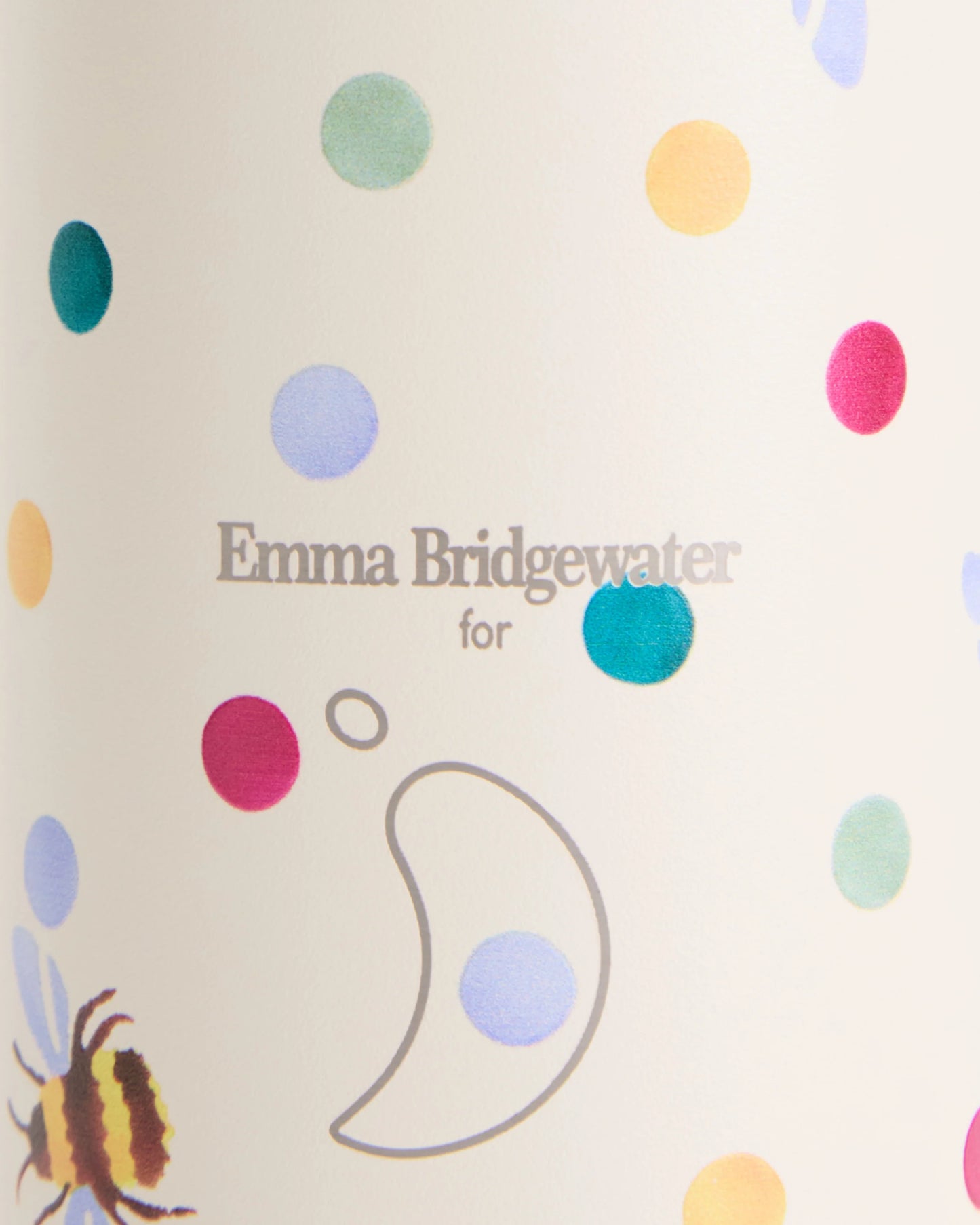 CHILLYS 500ML EB POLKA DOT & BEE