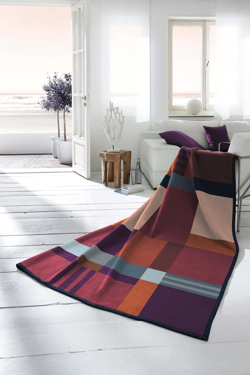 BIEDERLACK UNIQUE HOME CHECK MULTI 140X180