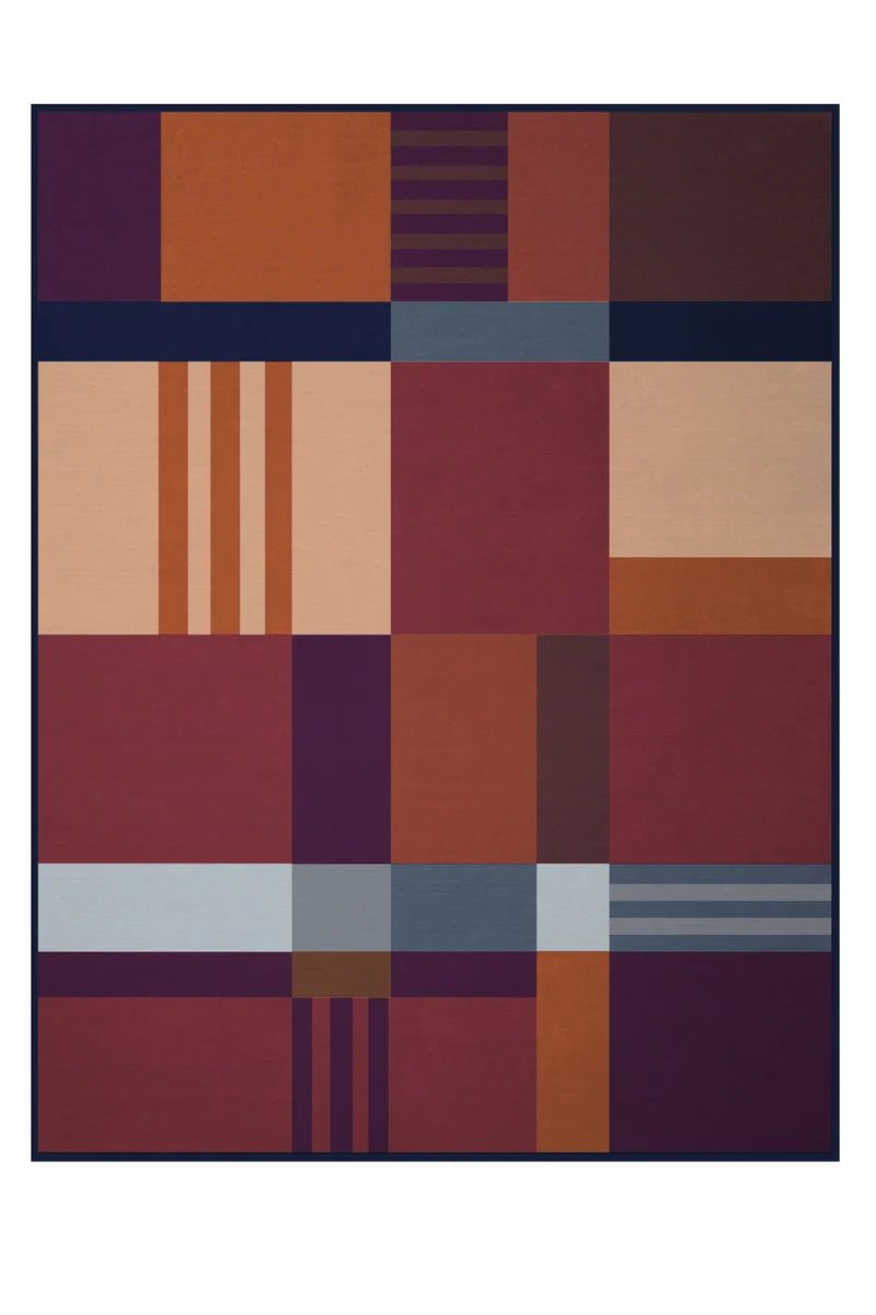 BIEDERLACK UNIQUE HOME CHECK MULTI 140X180