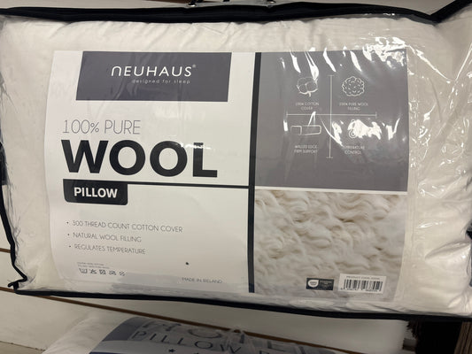 100 PERCENT PURE WOOL PILLOW 02335