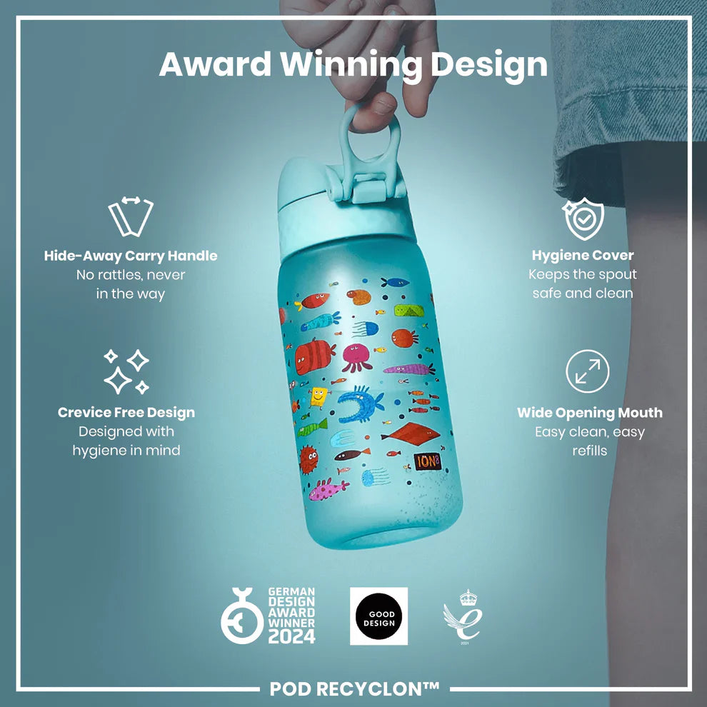 Ion 8 Pod Water Bottle Free Fish 350ml