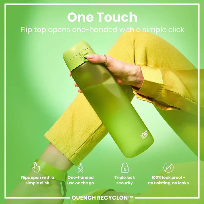 Ion8 Quench Water Bottle Green 1L